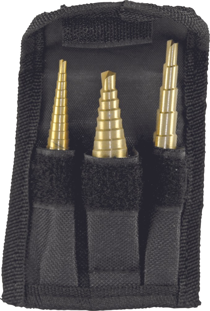 Performance Tool W9003 Step Drill Set 3 Pc