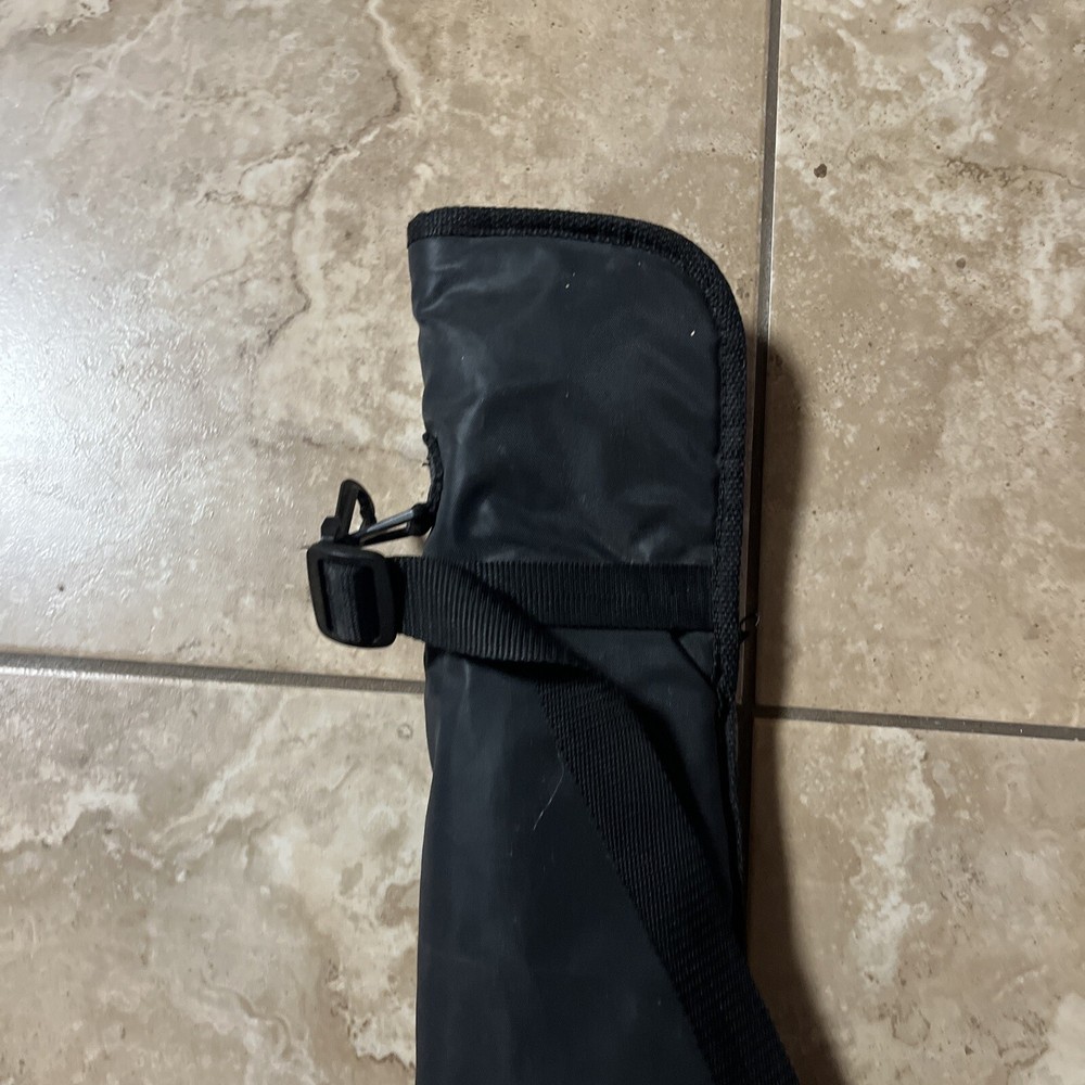Cue Stick Case - Single Deluxe Black Nylon