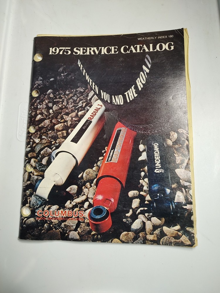Columbus Shock Absorbers ~ 1975 ~Service Catalog