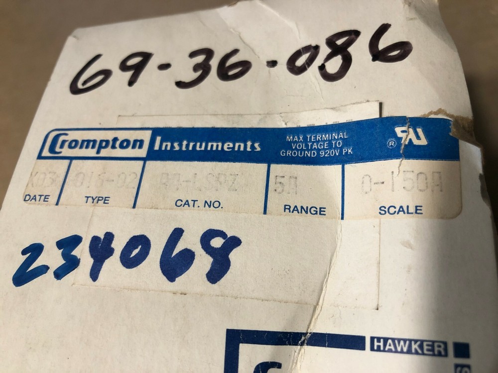 Meter, Crompton, 016-02AA-LSPZ