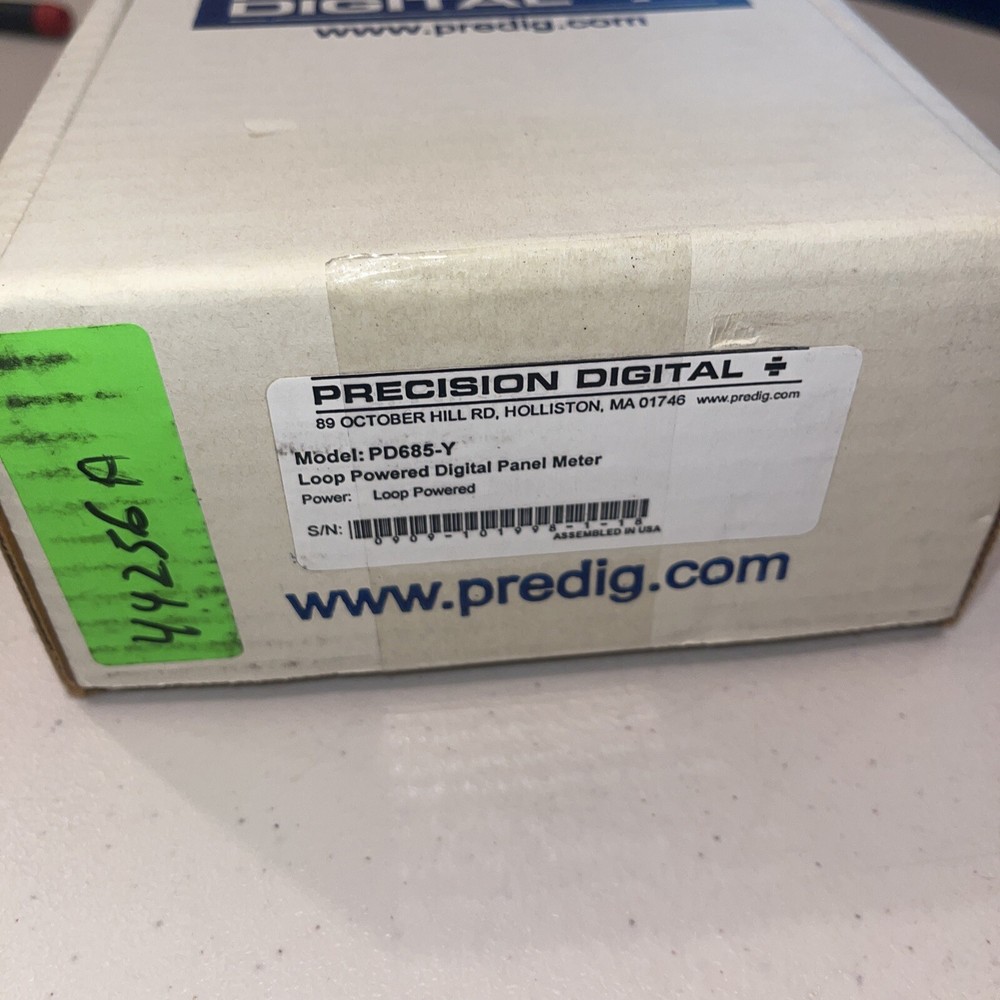 NEW-Precision Digital PD685-Y Loop Powered Digital Panel Meter
