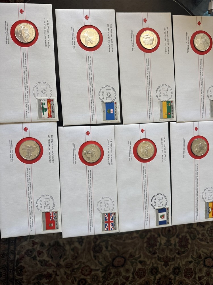 Provincial Silver Postmasters Coin Set 1979