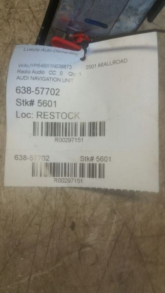 2000 2001Audi TT - Navigation Disc Player - 4B0919887B