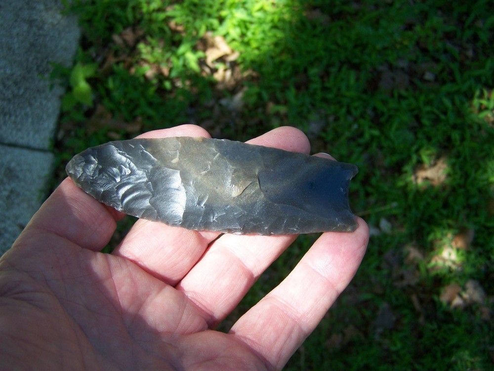 Nice fluted Clovis reproduction arrowhead!