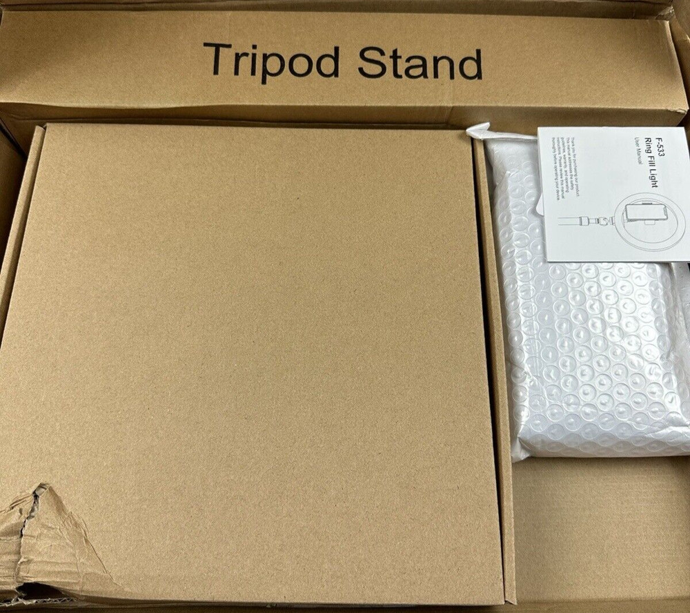 LETSCOM 10.2 inch Selfie Ring Light with Tripod Camera Ring light