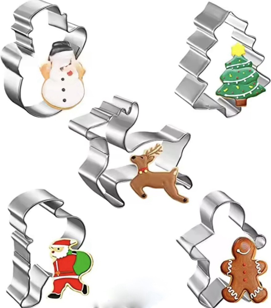 Christmas Cookie Cutter Set 5 PCS