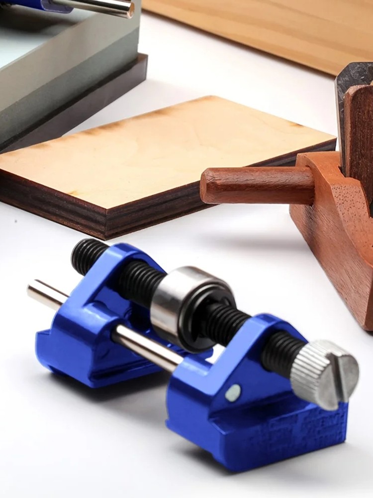 Chisel Plane Blade Sharpening Guide Jig Adjustable Angle Tool for Woodworking