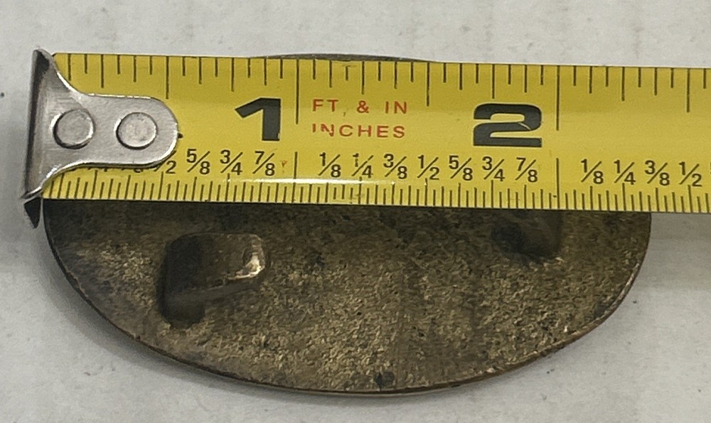 Vintage US Brass Belt Buckle