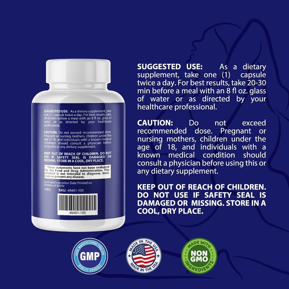 SlimSure- Digestive Support- 2 Bottles- 120 Capsules