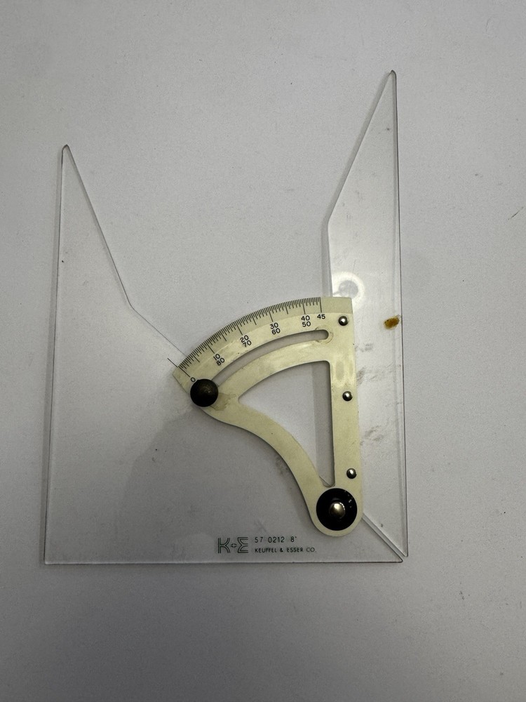 Keuffel & Esser K&E Adjustable Triangle Drafting 57 0212 8”