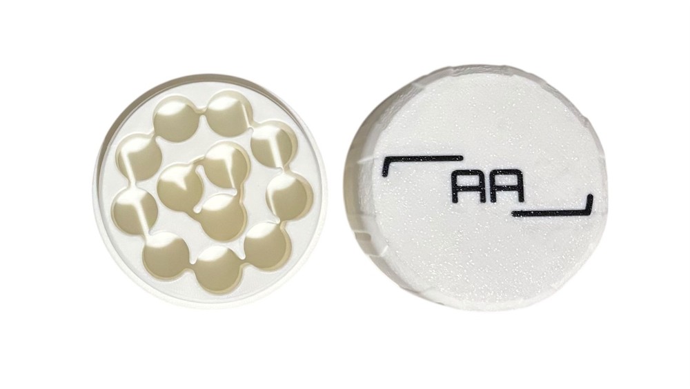 AA Battery Storage Container - 3D Printed - You Pick Color