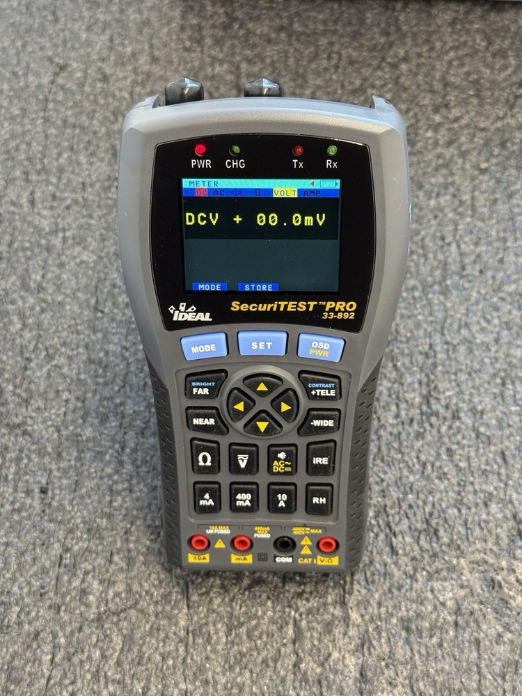 IDEAL NETWORKS 33-892 SECURITEST PRO MULTI-FUNCTION CCTV Camera  TEST SET