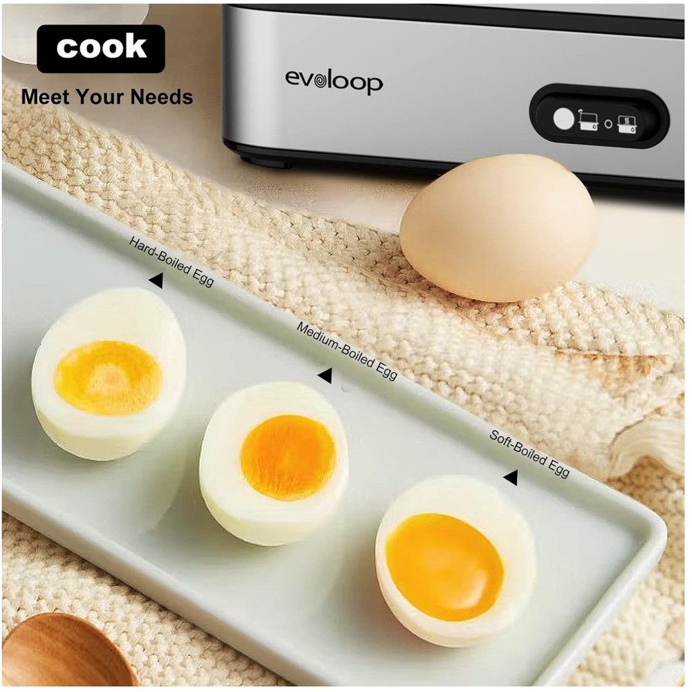 Electric Egg Cooker 6 Eggs Capacity