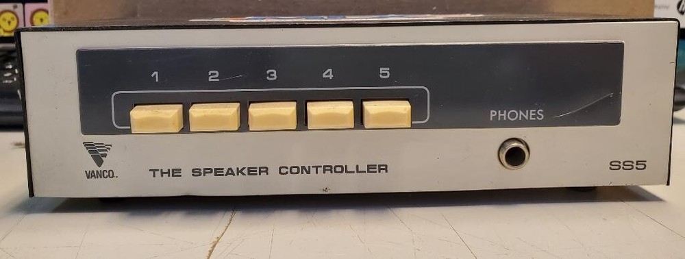 Vanco SS5 50 Watts Speaker Controller with 1/4" Headphone Jack Input