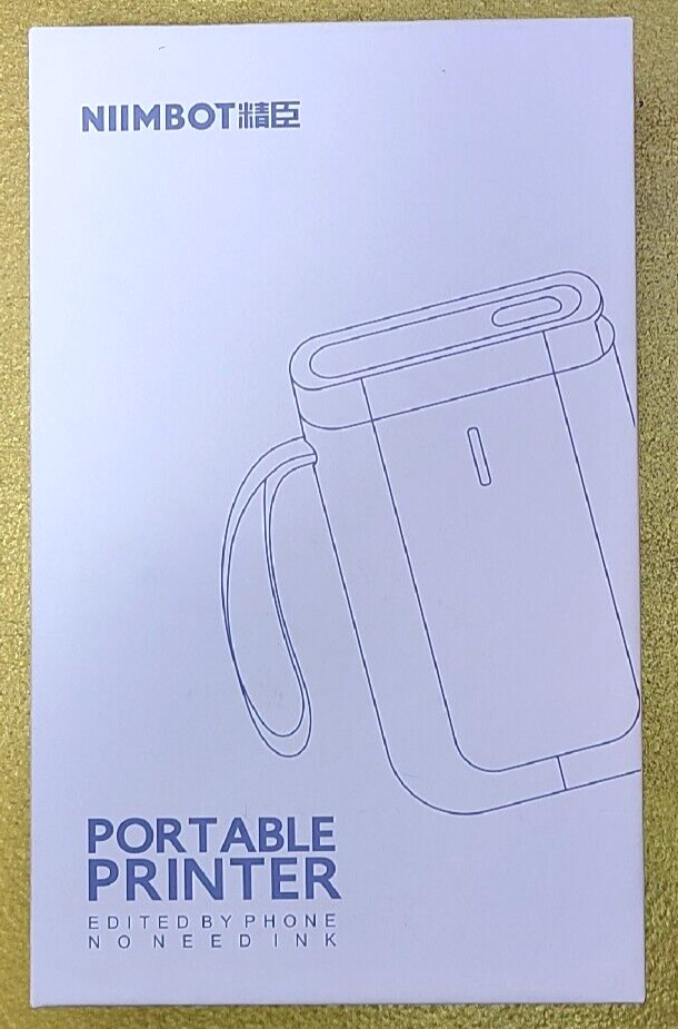 Label Maker Niimbot D11 2021 Wireless Bluetooth Sticker Label Printer with Roll