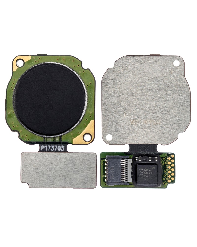 Fingerprint Reader With Flex Cable Compatible For Huawei Y7 - Midnight Black