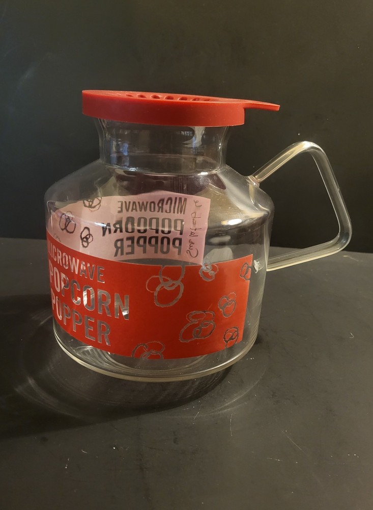 Sur La Table Glass Container Microwave Popcorn Popper - 2.5 Quart