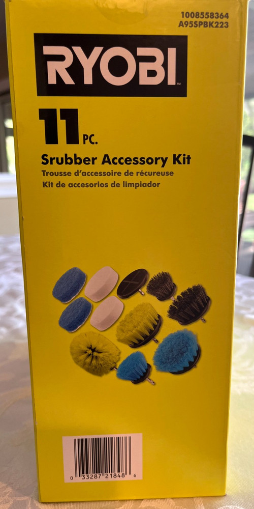 RYOBI Scrubber Accessory Kit (11-Piece) New in Box