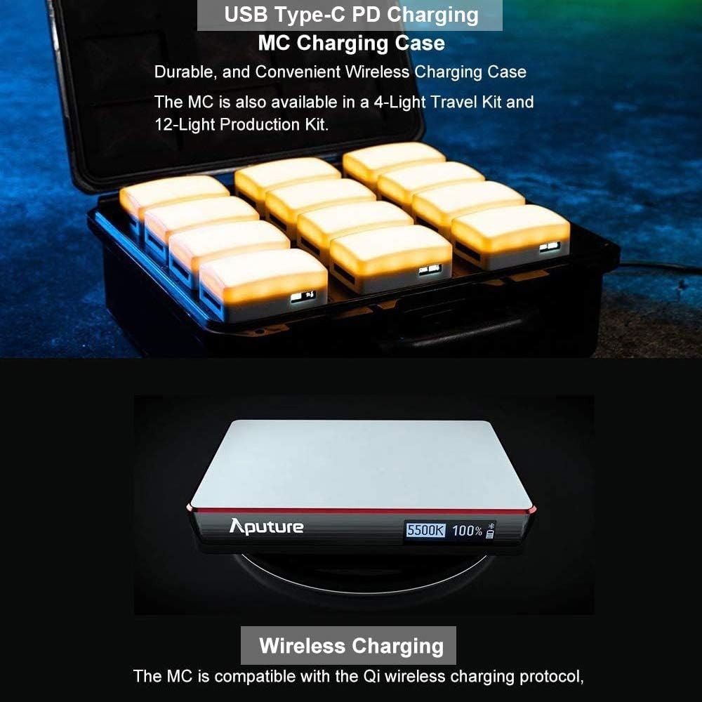 On-Camera Light with Multiple Lighting Modes, App Control