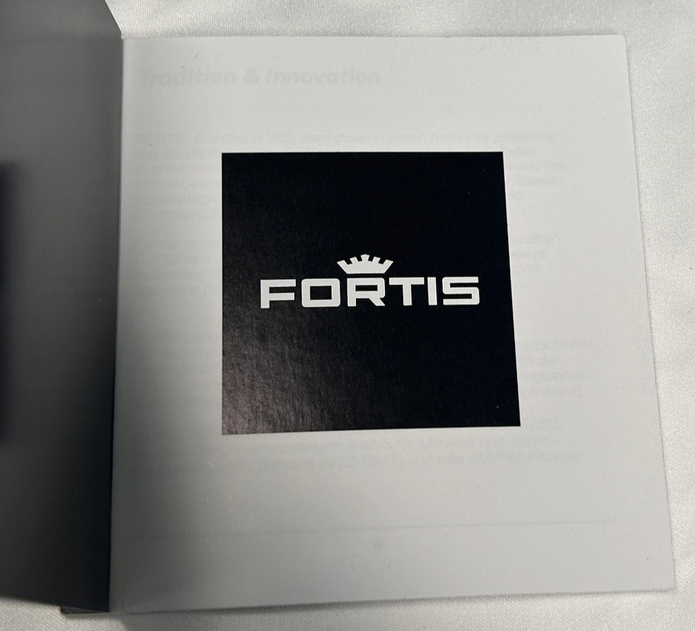 Fortis International Instructions Manual
