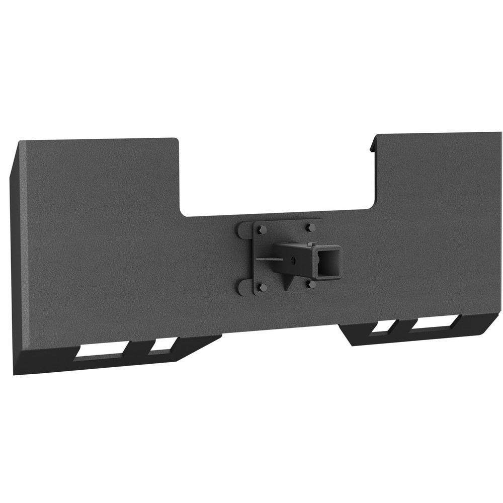Skid Steer Mount Plate 2 Removable Trailer Hitch Receiver Universal Quick Attach