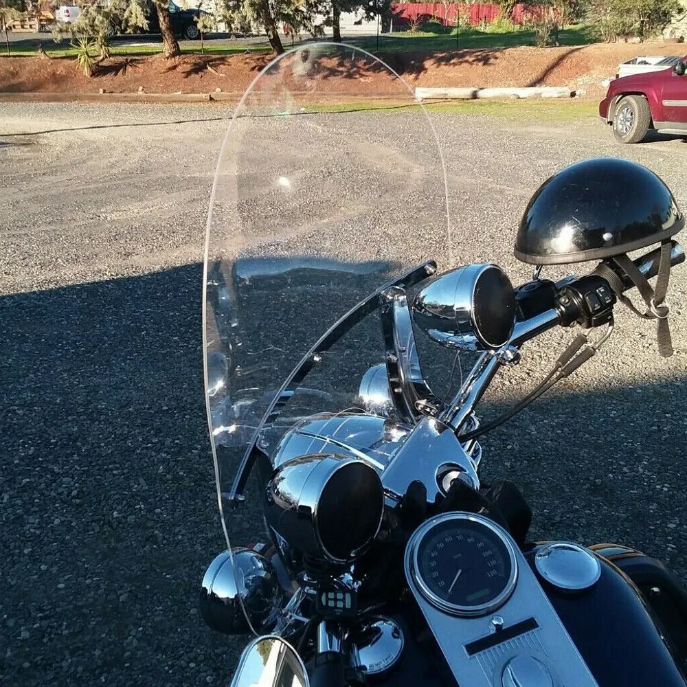 Front Clear Windshield Windscreen For 2015-23 Harley Freewheeler FLRT
