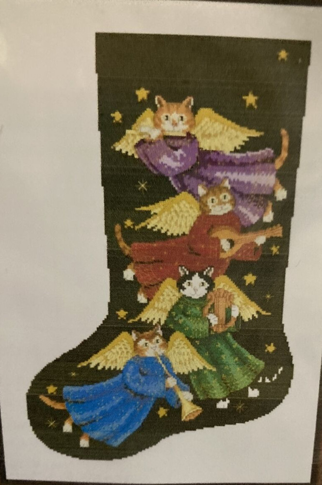Rare Dream pattern Angel Cat Stocking kit #DPC473