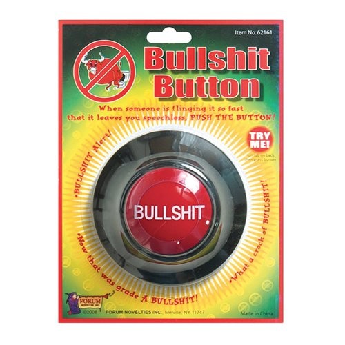 Forum Novelties Bullshit Button