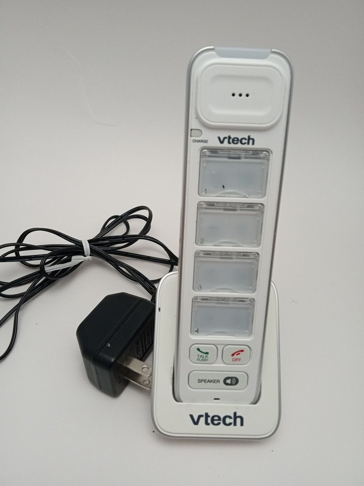 VTech Photo Speed Dial Accessory Handset And Charging Base NO BATTERY