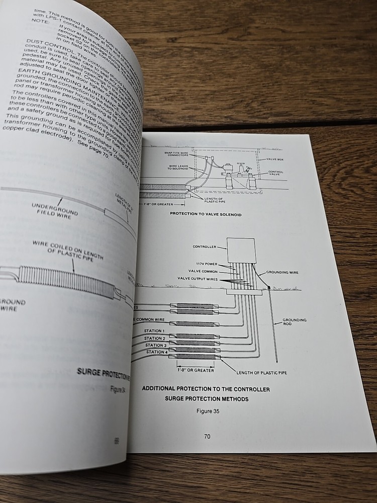 Rain Bird Electromechanical Controller Maintenance Manual Vintage 1983