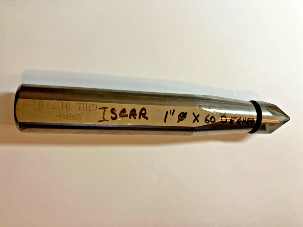 Preowned  Custom Countersink.  ( length is 8" with 6 Flute x 60Deg. cut. Notes!!