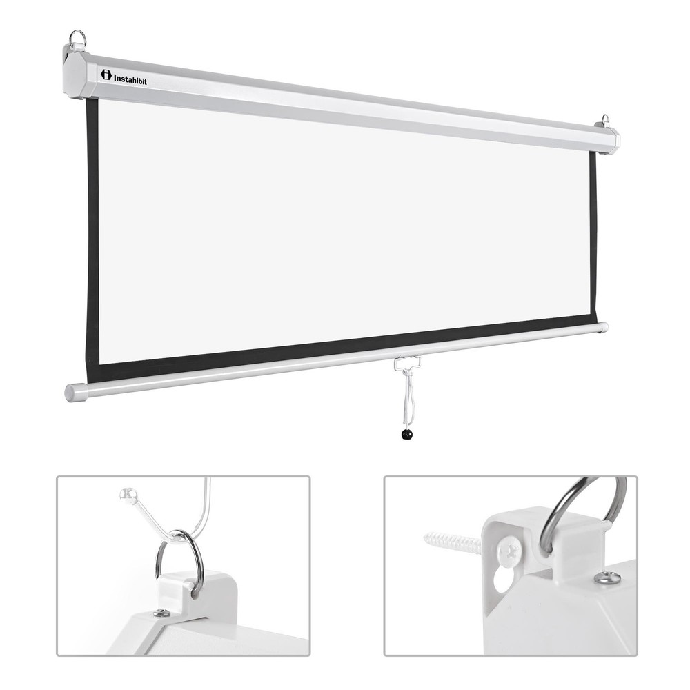 72in Diagonal Manual Projector Screen