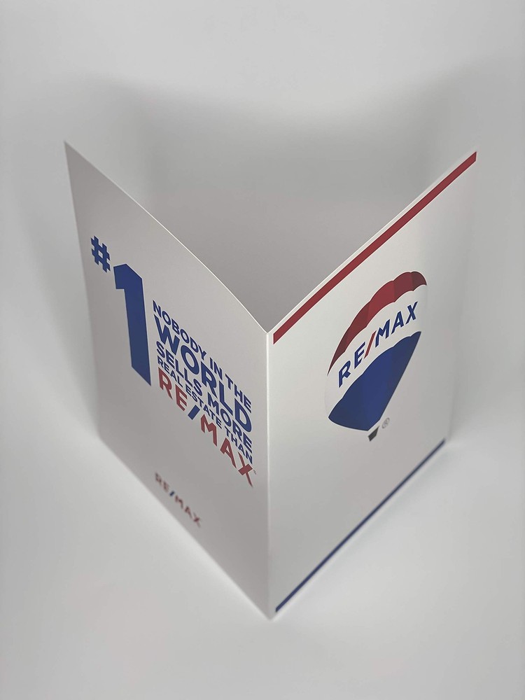 RE/MAX Folders N01-White 25 Pack