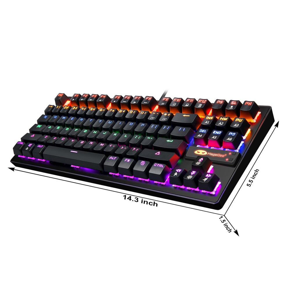 Mechanical Gaming Keyboard Computer Desktop and Mouse RGB Led Light Backlit