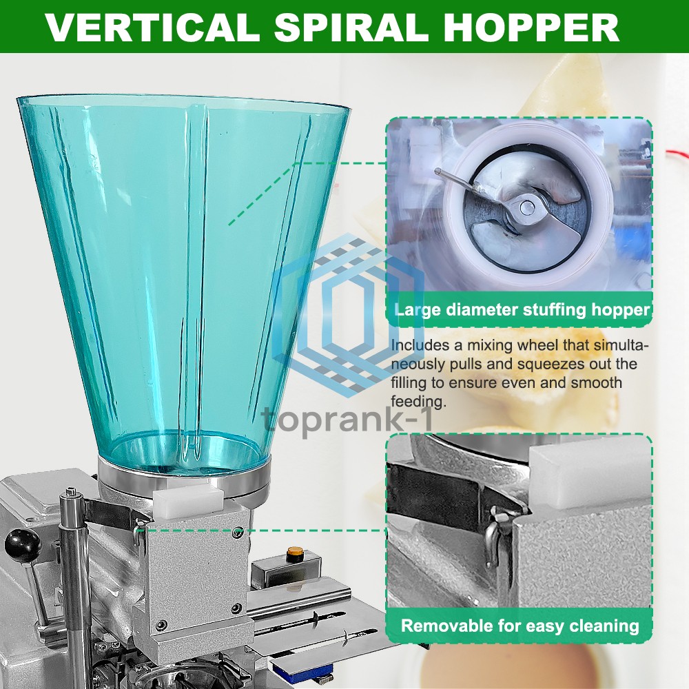 9cm Commercial Semi-Automatic Fried Dumpling Samosa Maker Semi-Automatic Machine