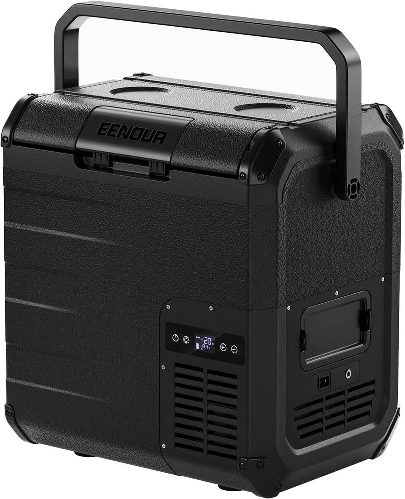 Solar Powered Cooler 19QT 25W Black