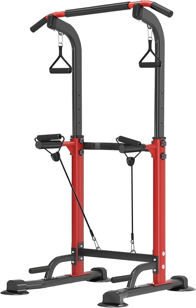 Power Tower Pull Up Bar,Pull-Up Rack Dip Station,Height Adjustable Multi