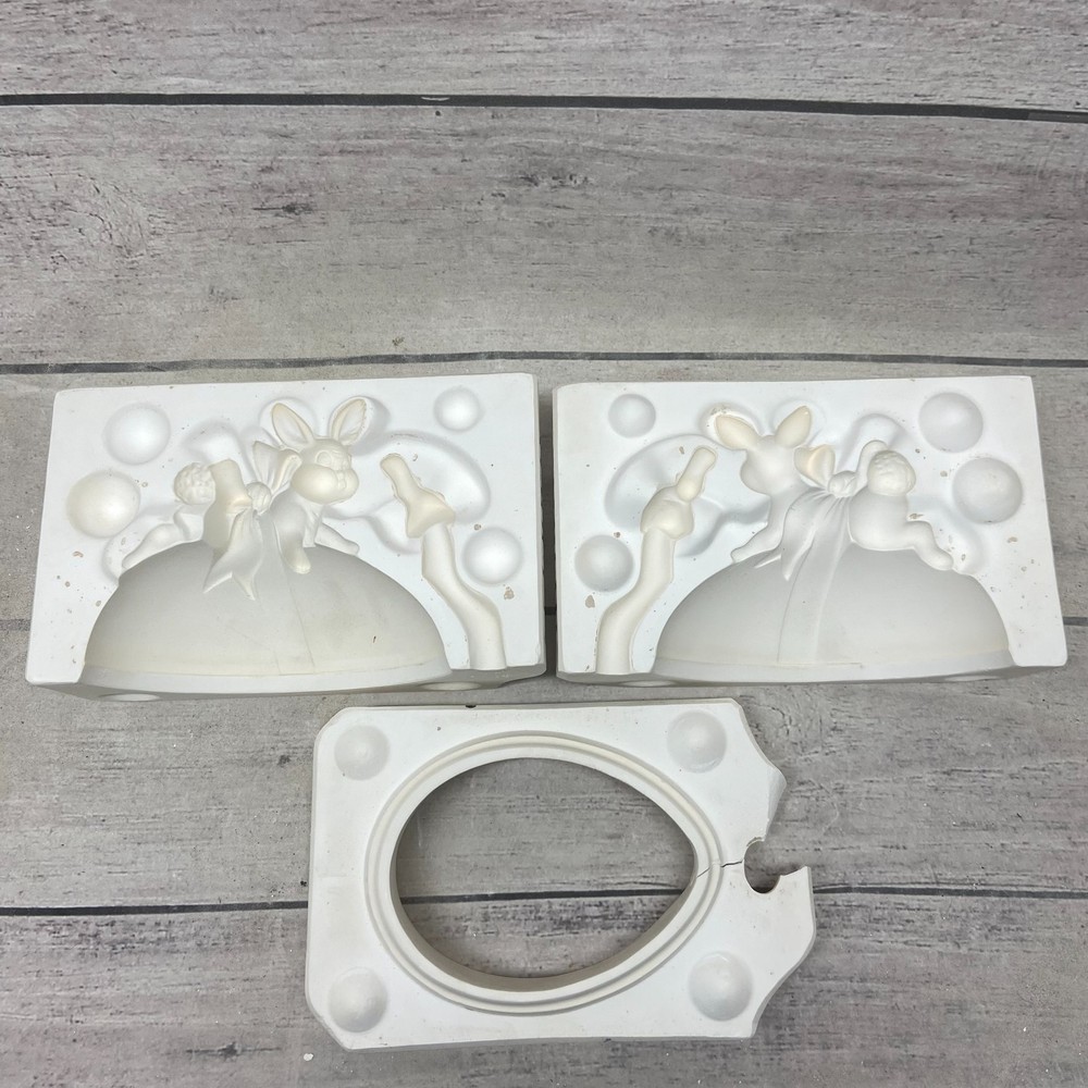 Atlantic Mold Ceramic Casting Mold Easter Bunny Rabbit Egg #A192