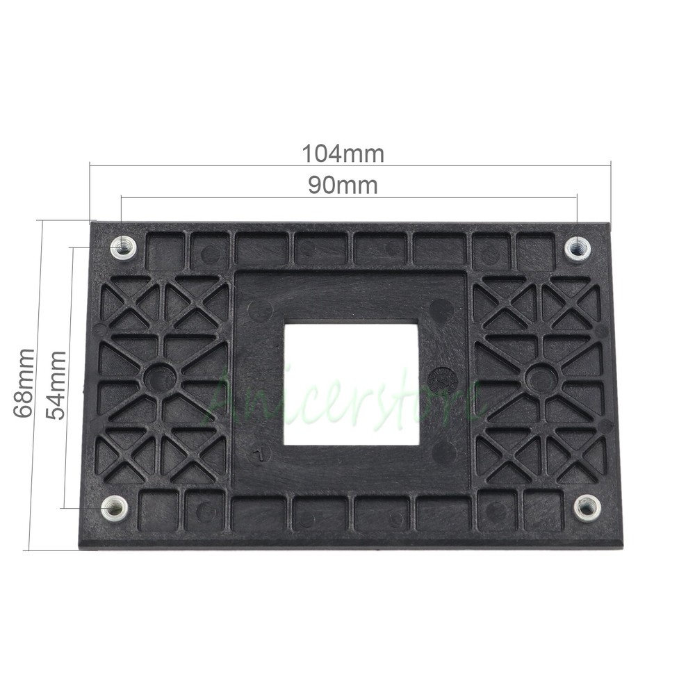 Plastic AMD AM4 Backplate CPU Radiator Base Heatsink Mounting Backplane Bracket