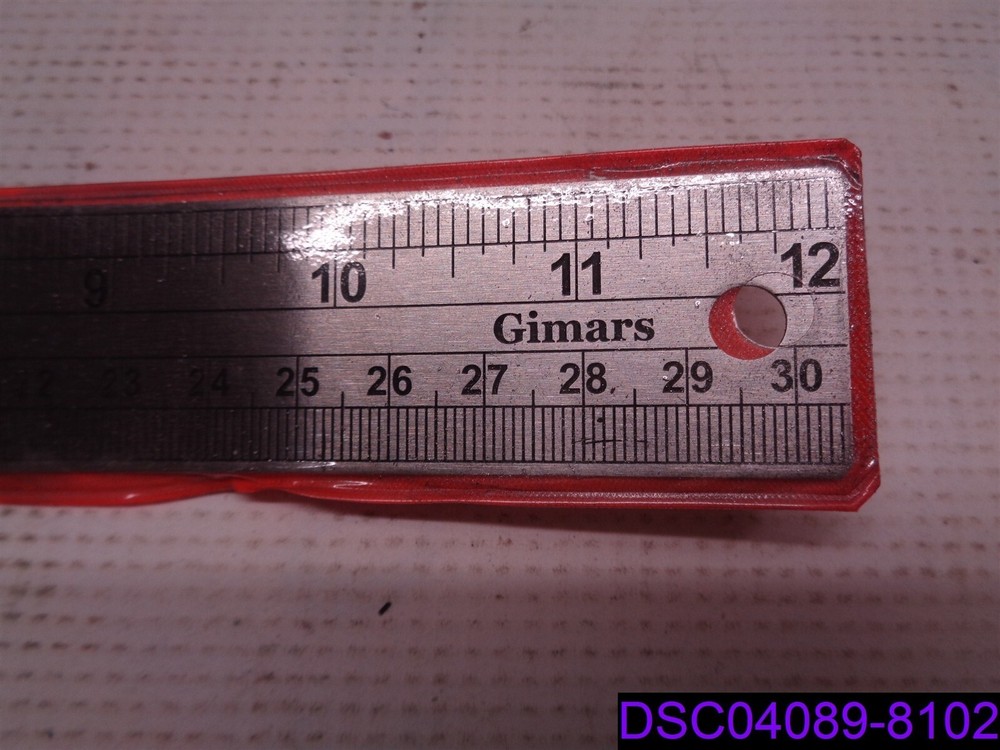 Gimars 12" Straight Edge Marking Scale