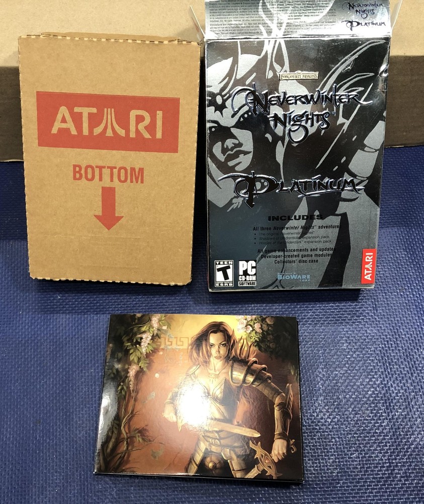 Neverwinter Nights Platinum PC CD-ROM Game 4 Discs