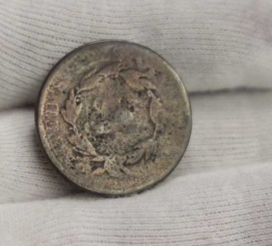 1819 US Large Cent 1c Major Ding