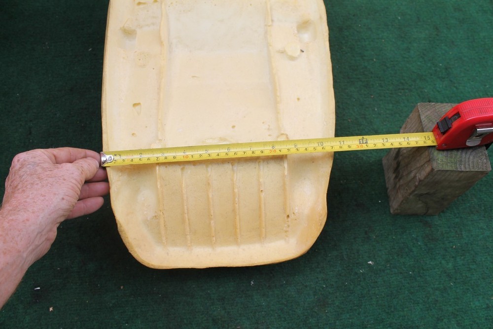 16943 HELP PLEASE UNKNOWN Seat Saddle Bench Foam Base Pad AFTERMARKET