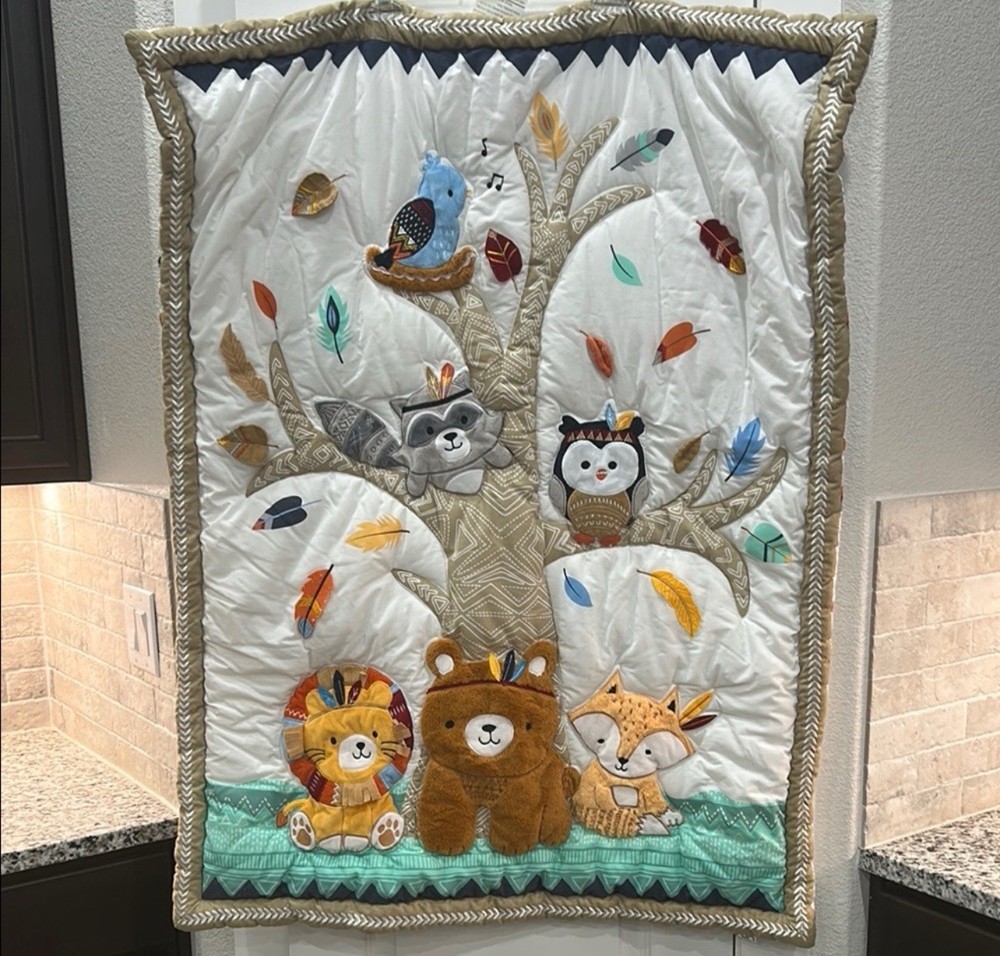 Nojo Aztec Forest 2 Pc Crib Bedding Set