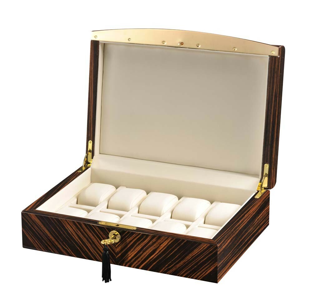 Volta 10-Watch Case Ebony Wood #560932