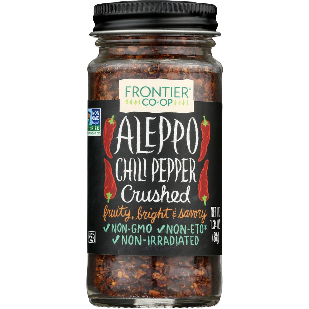 Frontier -Op Co-Op Aleppo Chili Pepper Crushed 1.34 Oz 3 Pack