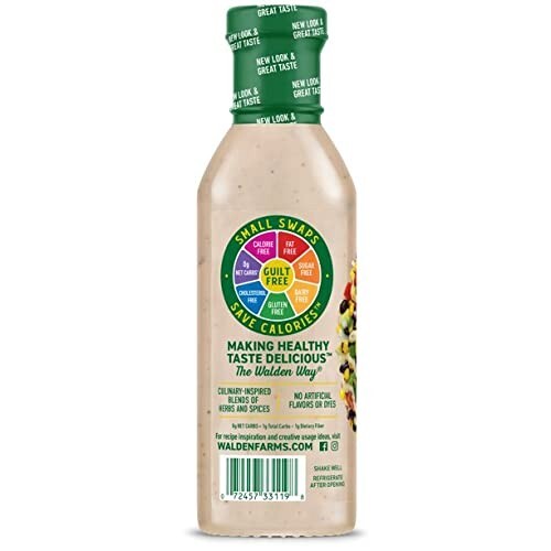 Chipotle Ranch Zero Calorie Dressing 2 Bottles NT.WT 12 Fl.Oz. (355mL) each.