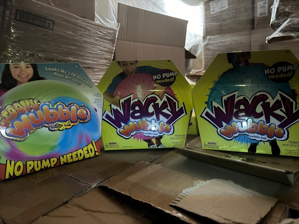 Groovy Wubble Bubble Ball Tie-Dye Bubble Ball No Pump Needed