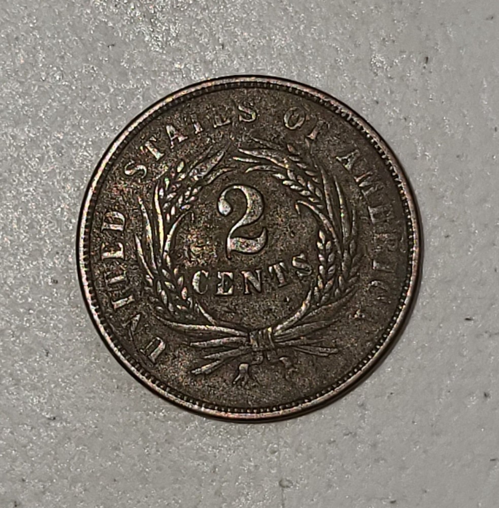 1864 Two-Cent Piece 2-Cents