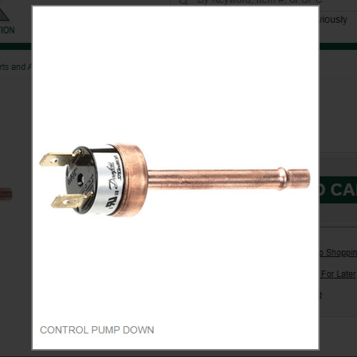 CONTROL PUMP DOWN # 9041102-01